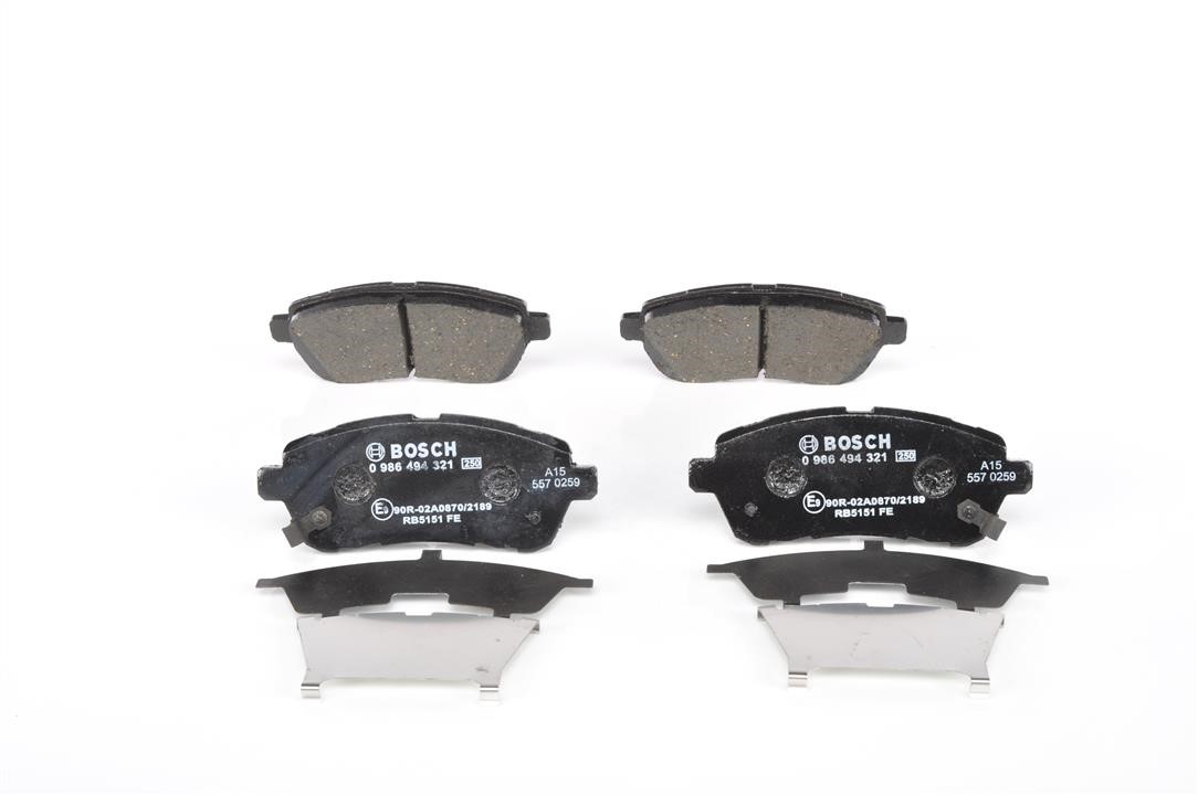 Bosch Brake pad set – price 147 PLN