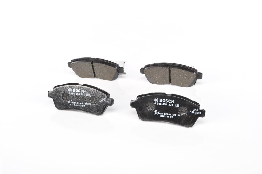 Brake pad set Bosch 0 986 494 321