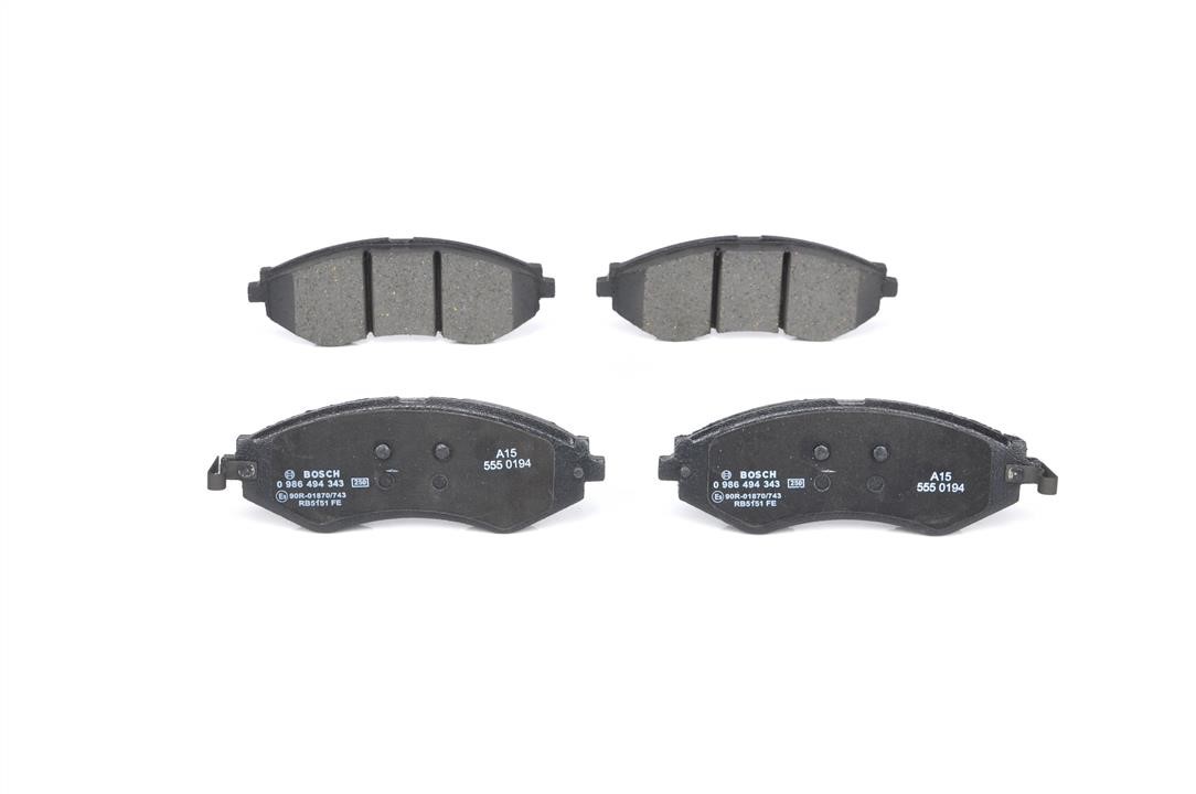 Bosch Brake pad set – price [object Object] PLN