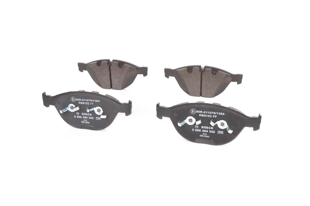 Brake pad set Bosch 0 986 494 349