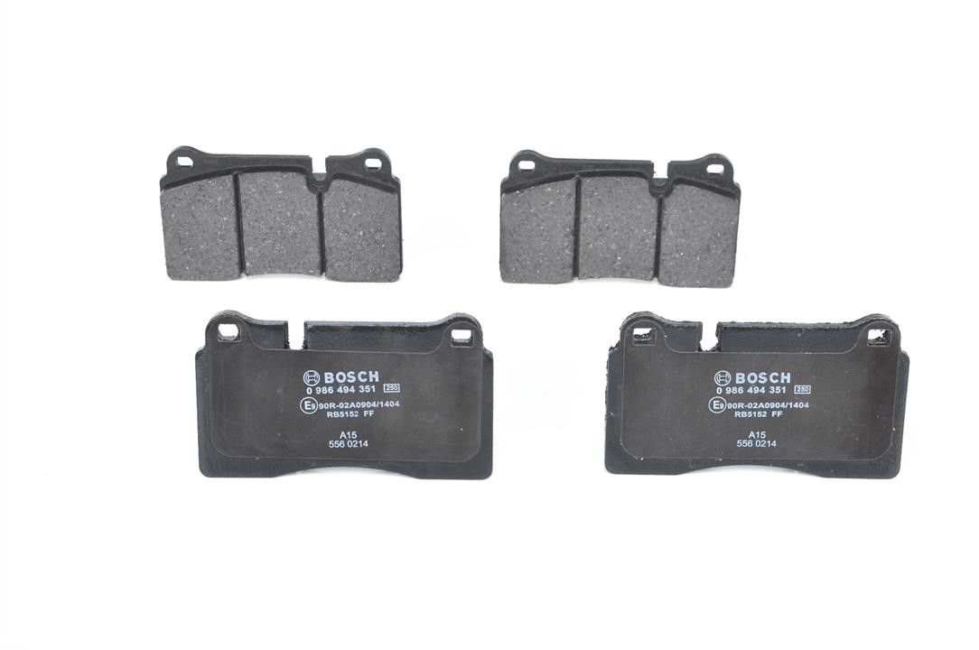 Bosch Brake pad set – price 215 PLN