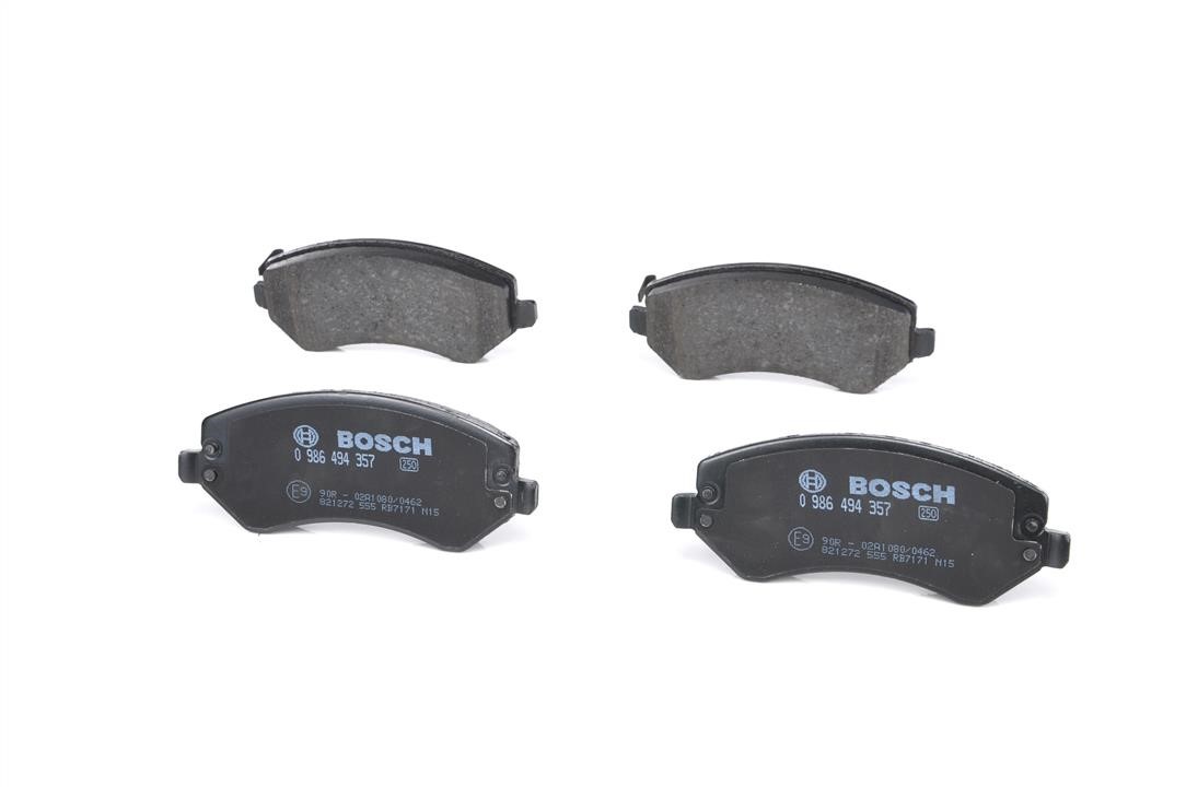 Brake pad set Bosch 0 986 494 357