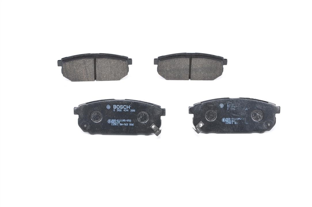 Brake Pad Set, disc brake Bosch 0 986 494 388