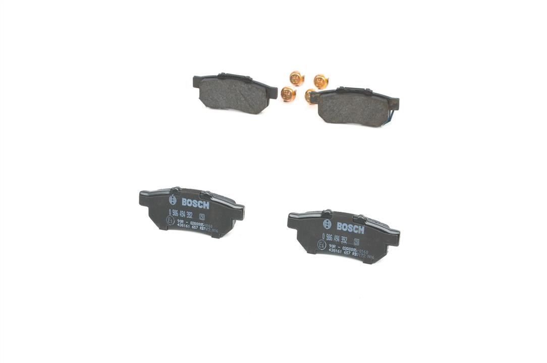 Brake pad set Bosch 0 986 494 392
