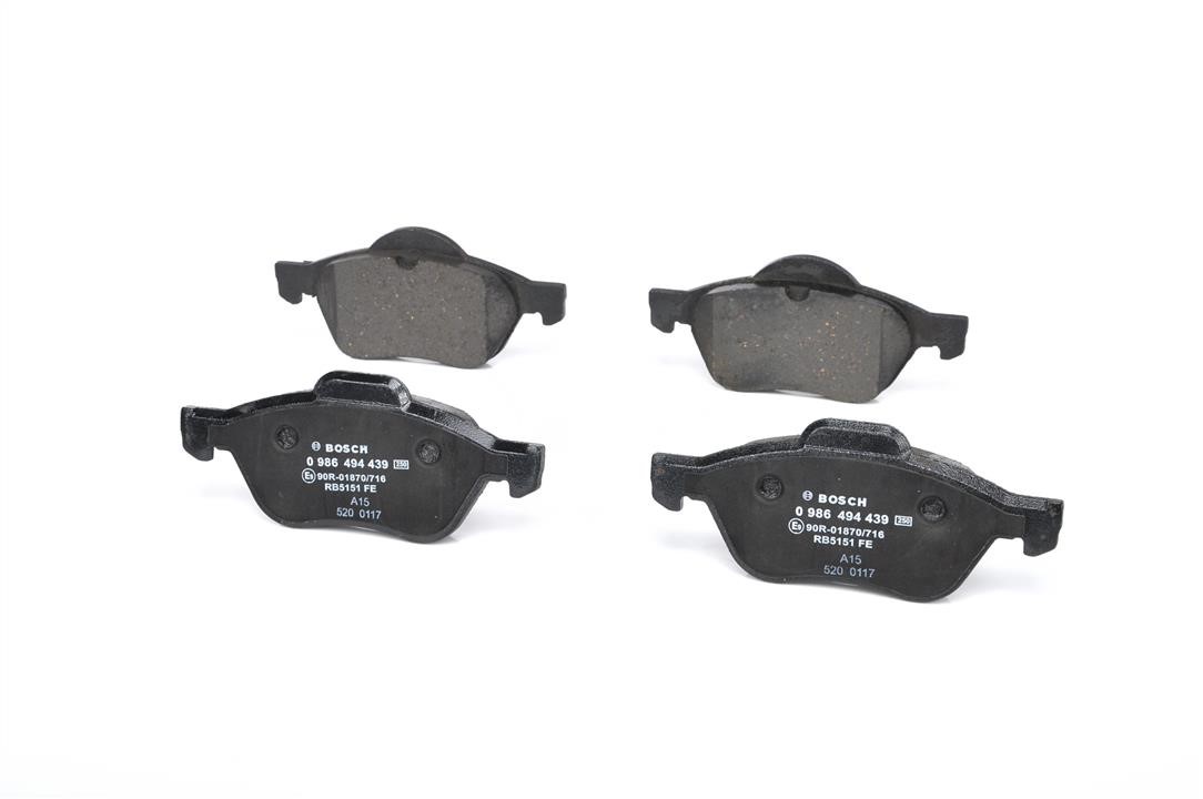 Brake pad set Bosch 0 986 494 439