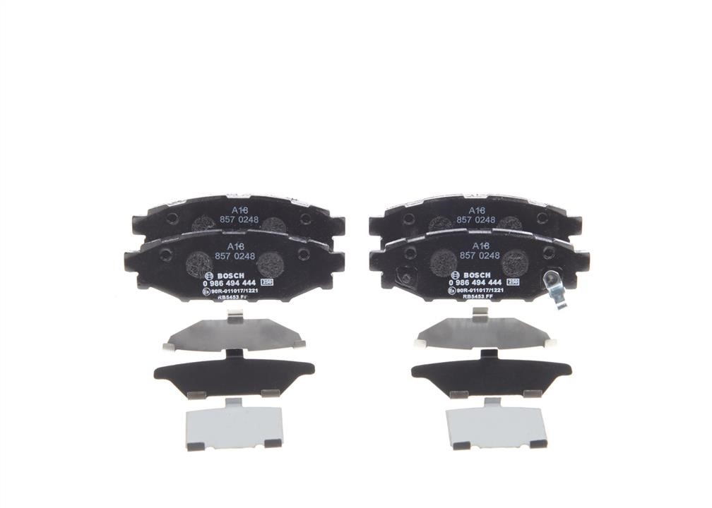 Brake Pad Set, disc brake Bosch 0 986 494 444