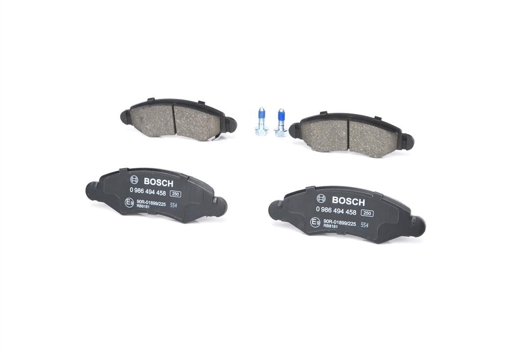 Brake pad set Bosch 0 986 494 458