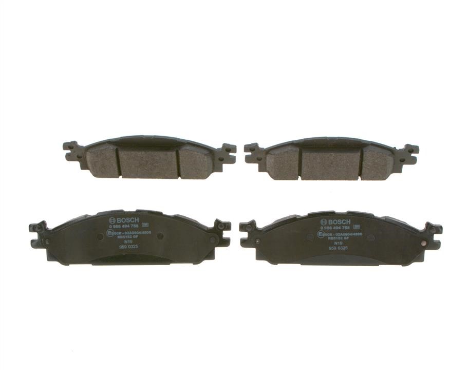 Bosch Brake pad set – price 202 PLN
