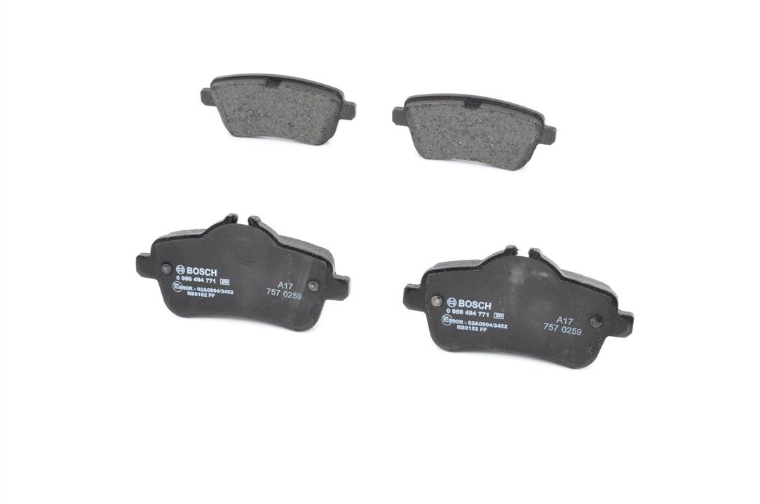 Brake pad set Bosch 0 986 494 771