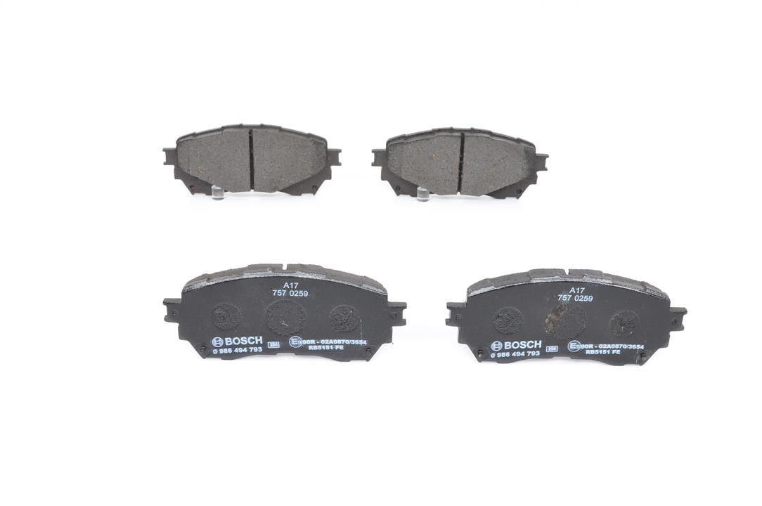 Bosch Brake pad set – price 191 PLN