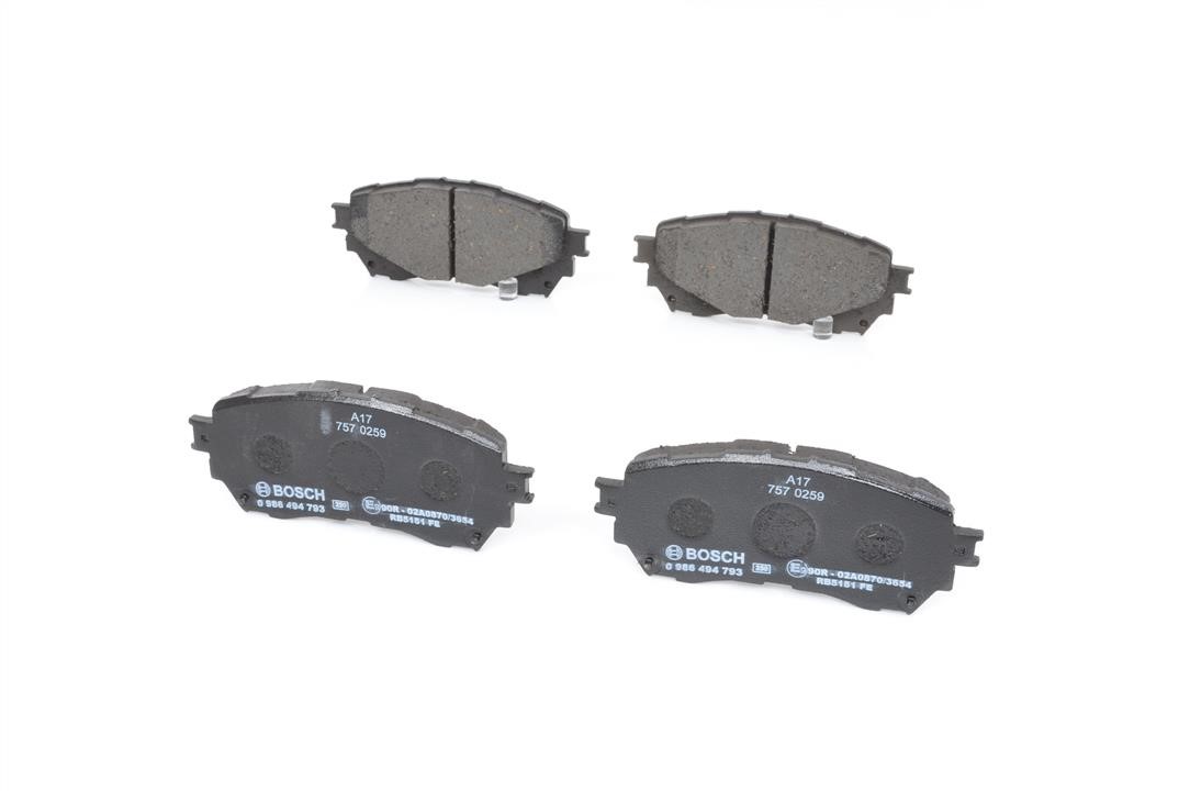 Brake pad set Bosch 0 986 494 793