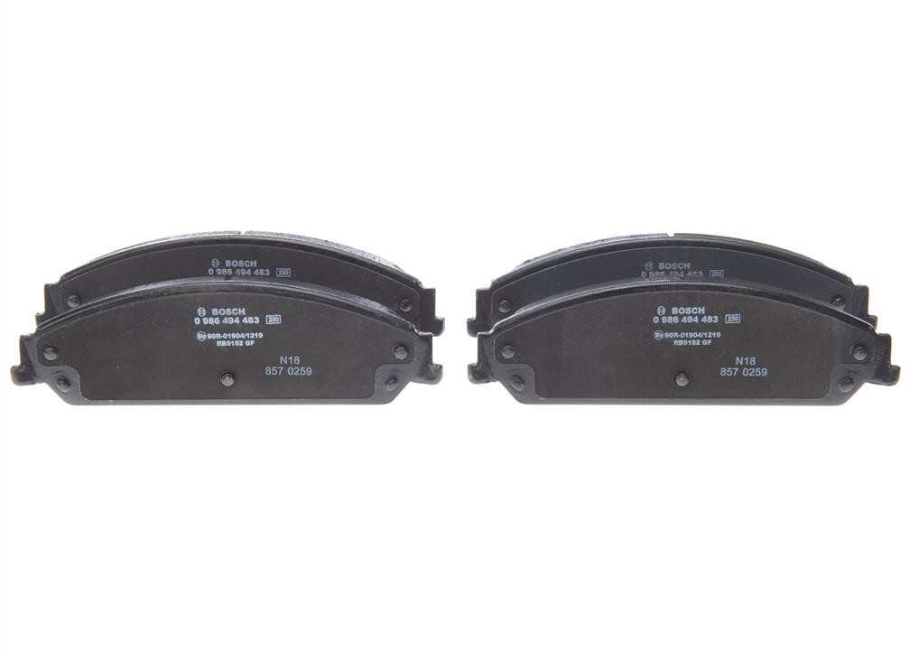 Bosch Brake pad set – price 245 PLN