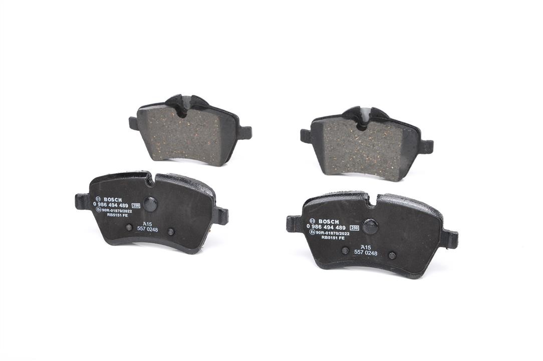 Brake pad set Bosch 0 986 494 489