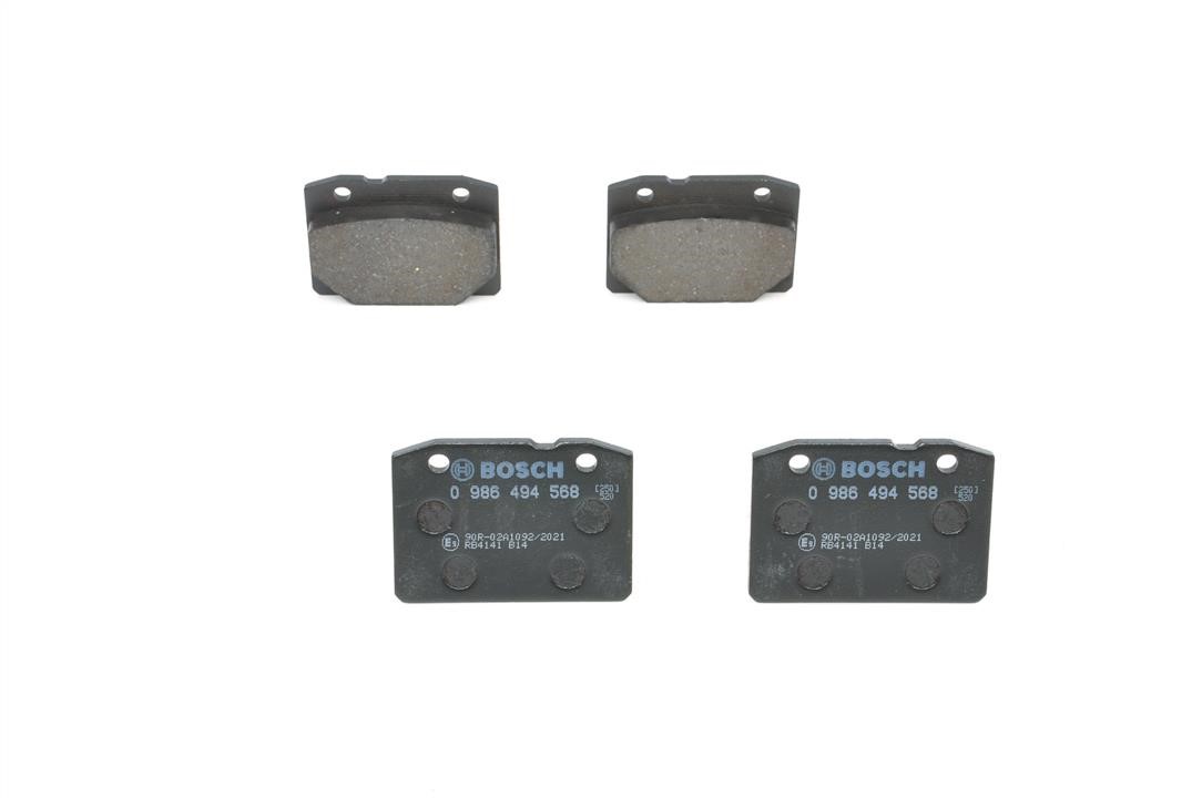 Brake Pad Set, disc brake Bosch 0 986 494 568