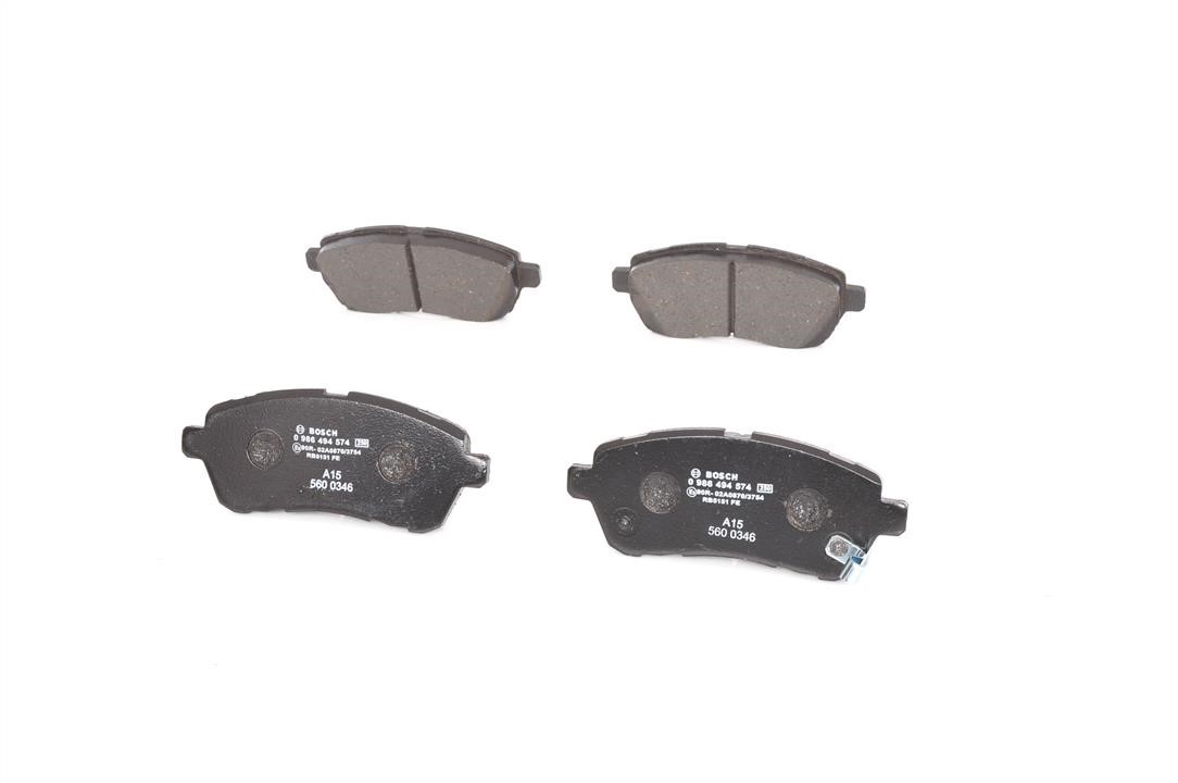 Brake pad set Bosch 0 986 494 574