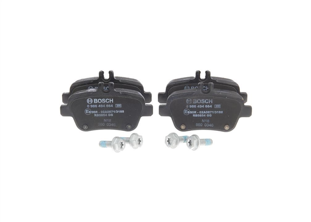 Bosch Brake pad set – price 161 PLN