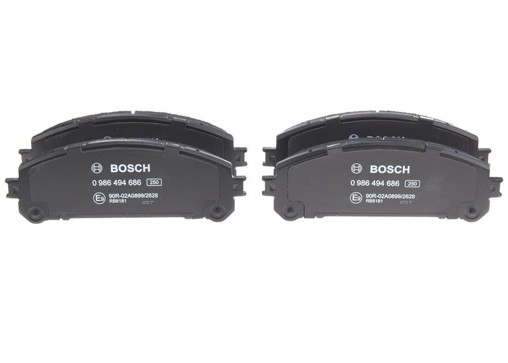 Bosch Brake pad set – price 213 PLN