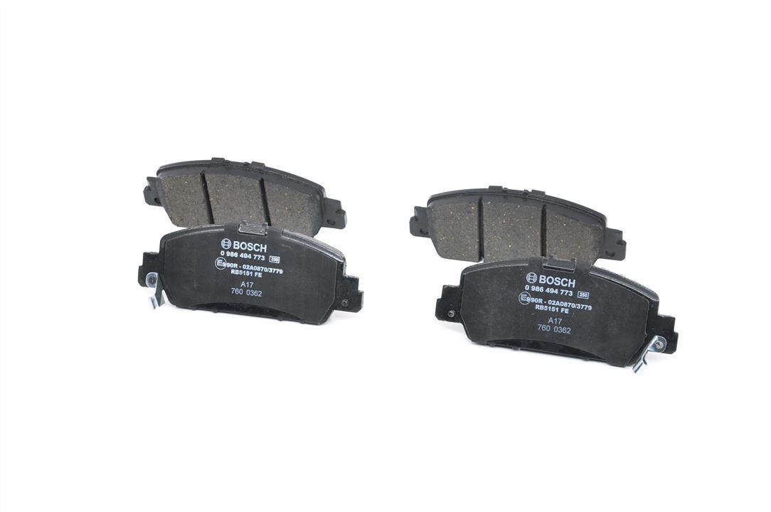 Brake pad set Bosch 0 986 494 773