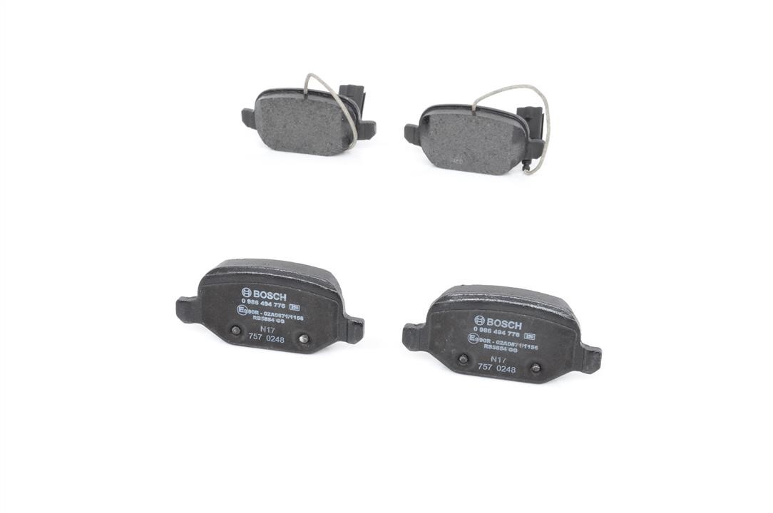 Brake pad set Bosch 0 986 494 776