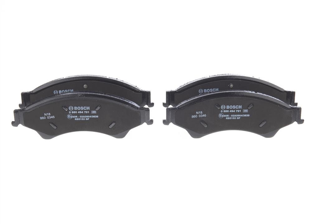 Bosch Brake pad set – price 268 PLN