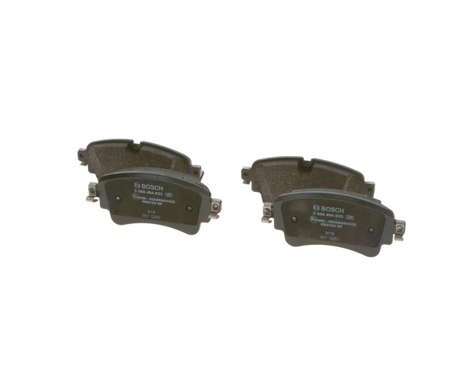 Brake Pad Set, disc brake Bosch 0 986 494 833