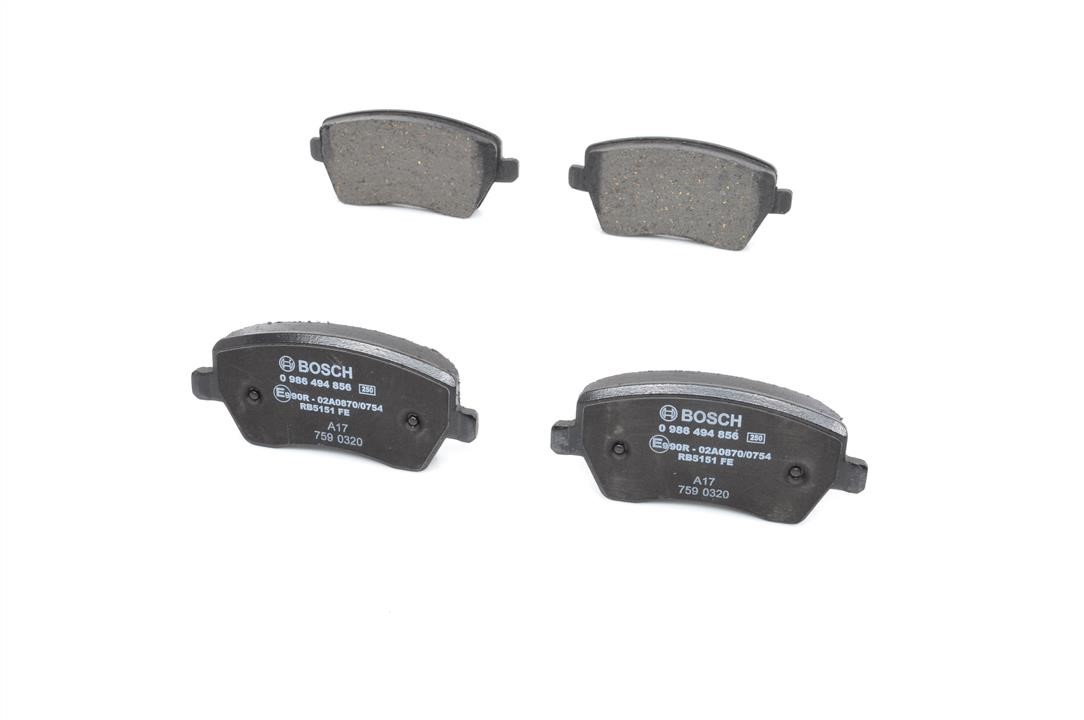 Brake pad set Bosch 0 986 494 856