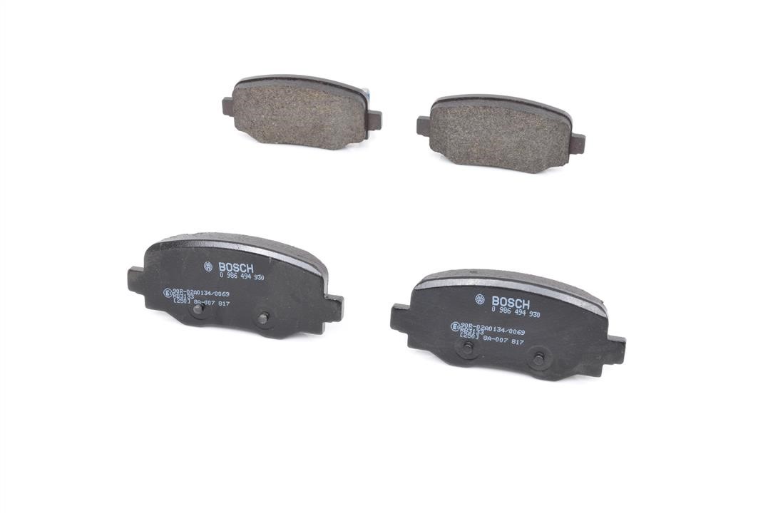 Brake pad set Bosch 0 986 494 930