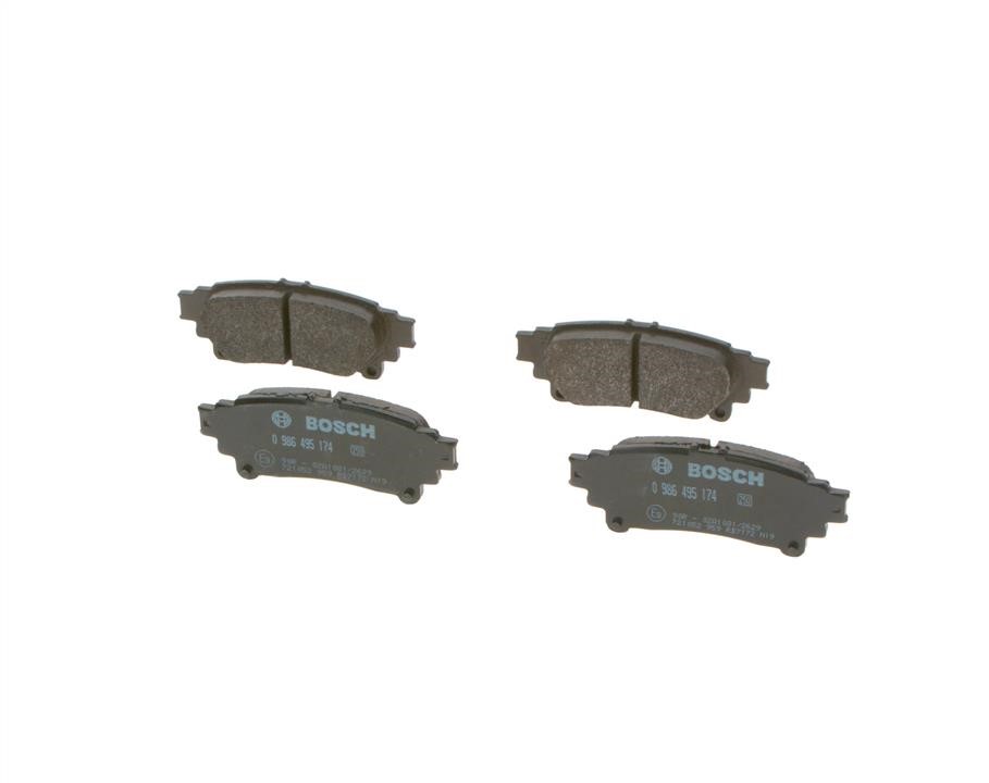 Rear brake pad set Bosch 0 986 495 174