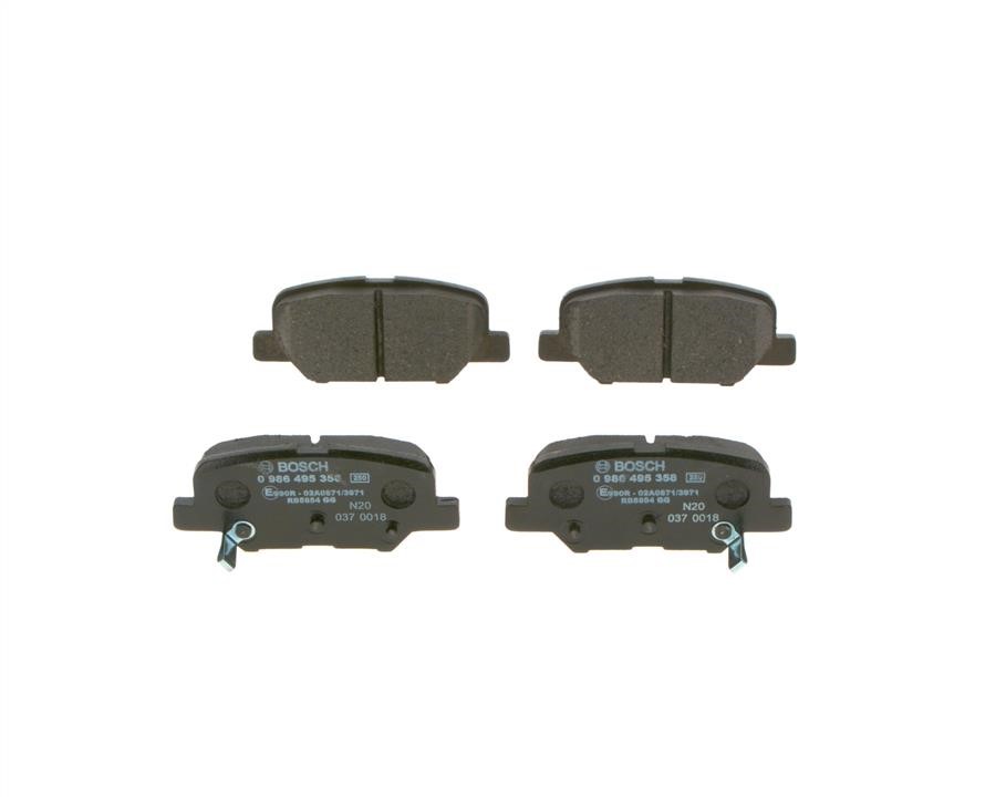 Brake Pad Set, disc brake Bosch 0 986 495 358
