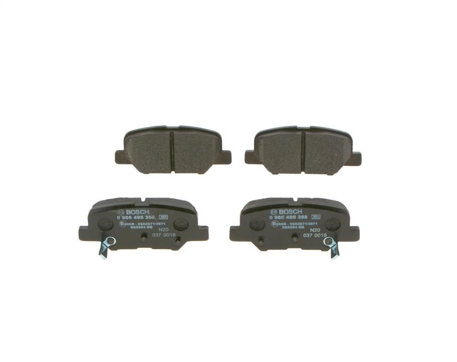 Brake pad set Bosch 0 986 495 358