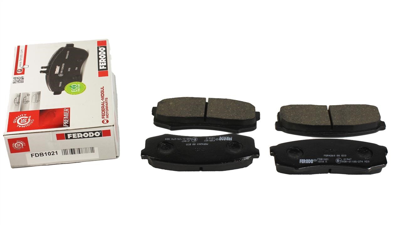 FERODO PREMIER brake pad set Ferodo FDB1021