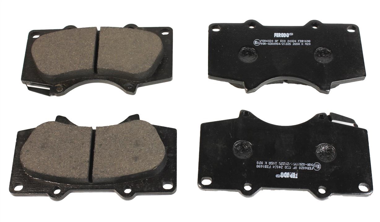 Ferodo FDB1698 FERODO PREMIER disc brake pads, set FDB1698