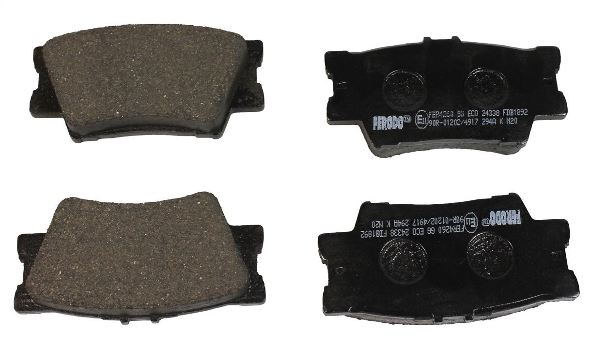 Ferodo FDB1892 FERODO PREMIER disc brake pads, set FDB1892