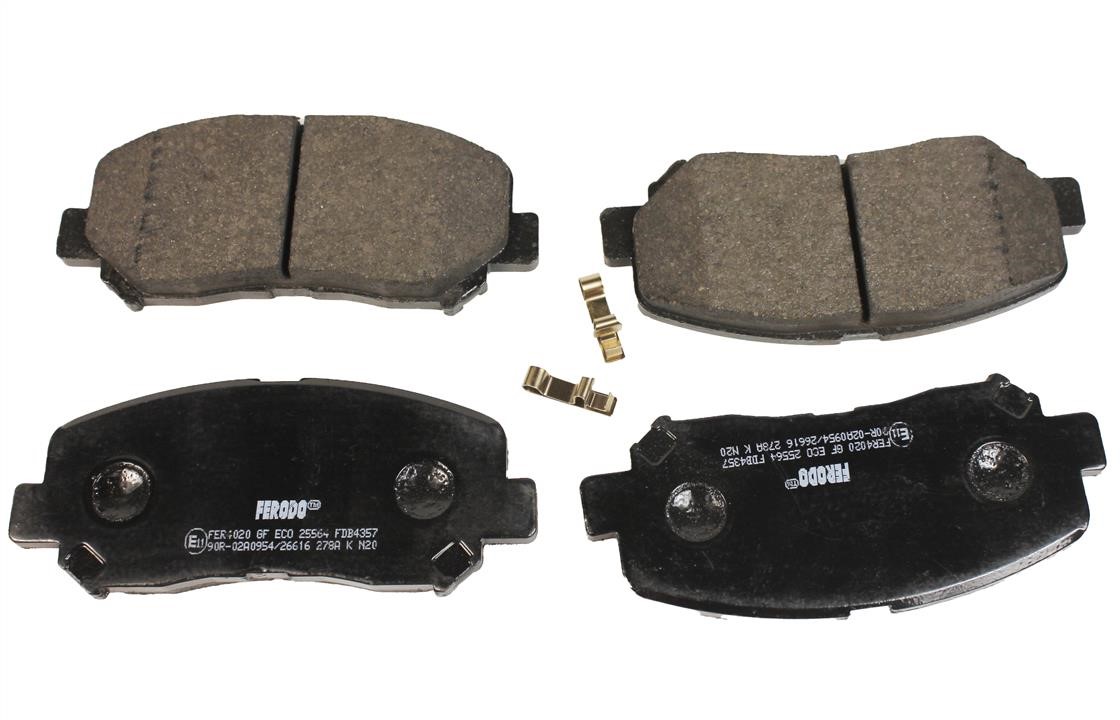 Ferodo FDB4357 FERODO PREMIER disc brake pads, set FDB4357