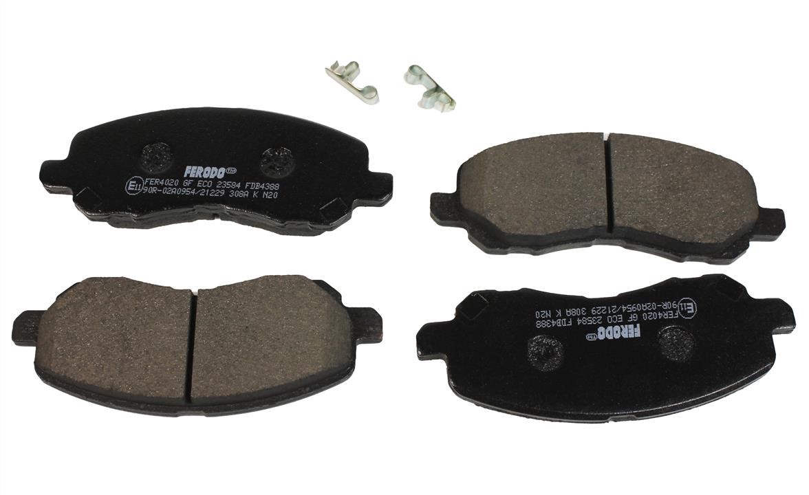 Ferodo FDB4388 FERODO PREMIER disc brake pads, set FDB4388