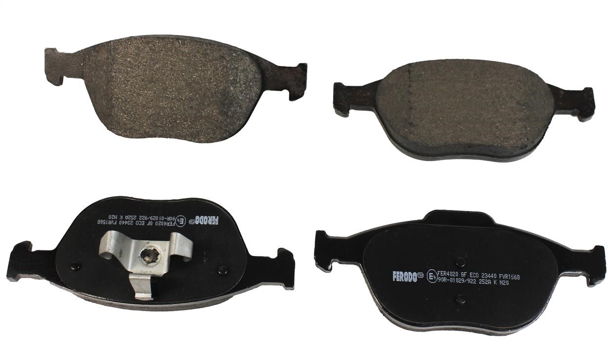 Ferodo FVR1568 FERODO PREMIER disc brake pads, set FVR1568