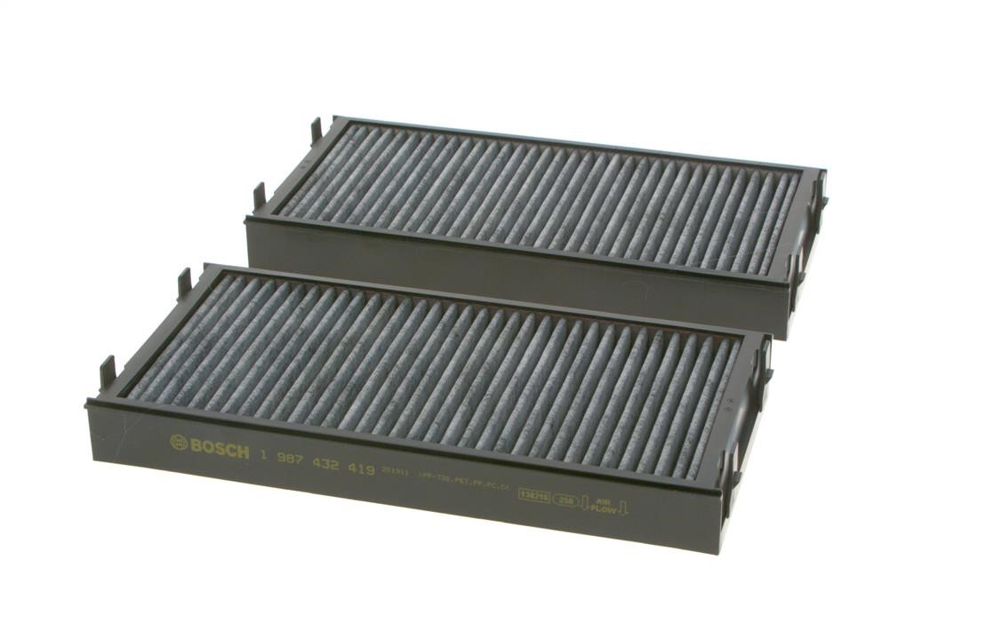 Cabin filter with activated carbon Bosch 1 987 432 419