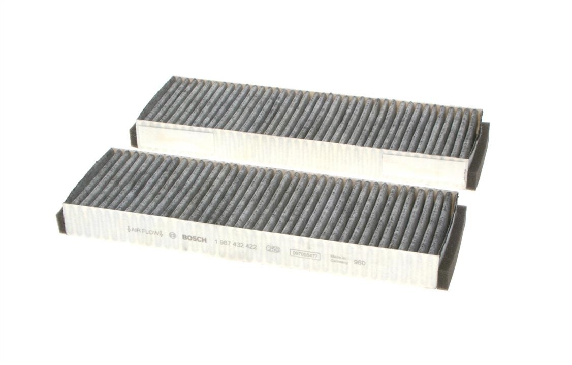 Cabin filter with activated carbon Bosch 1 987 432 422