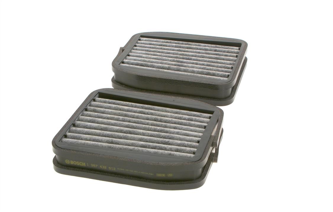 Cabin filter with activated carbon Bosch 1 987 432 512