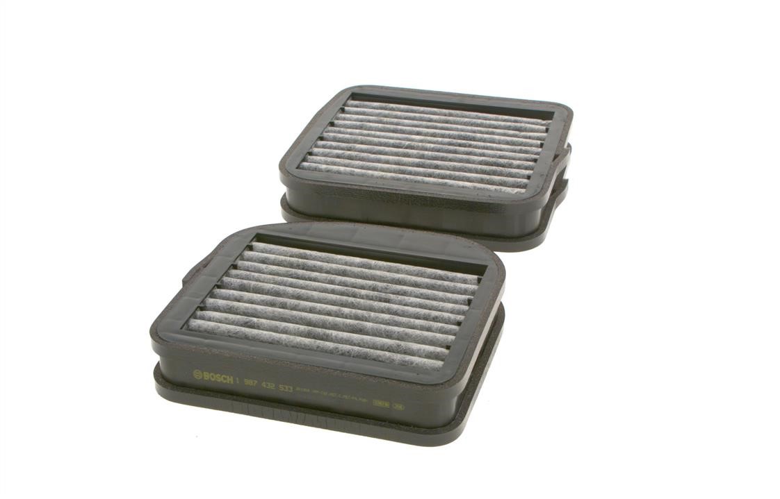Cabin filter with activated carbon Bosch 1 987 432 533