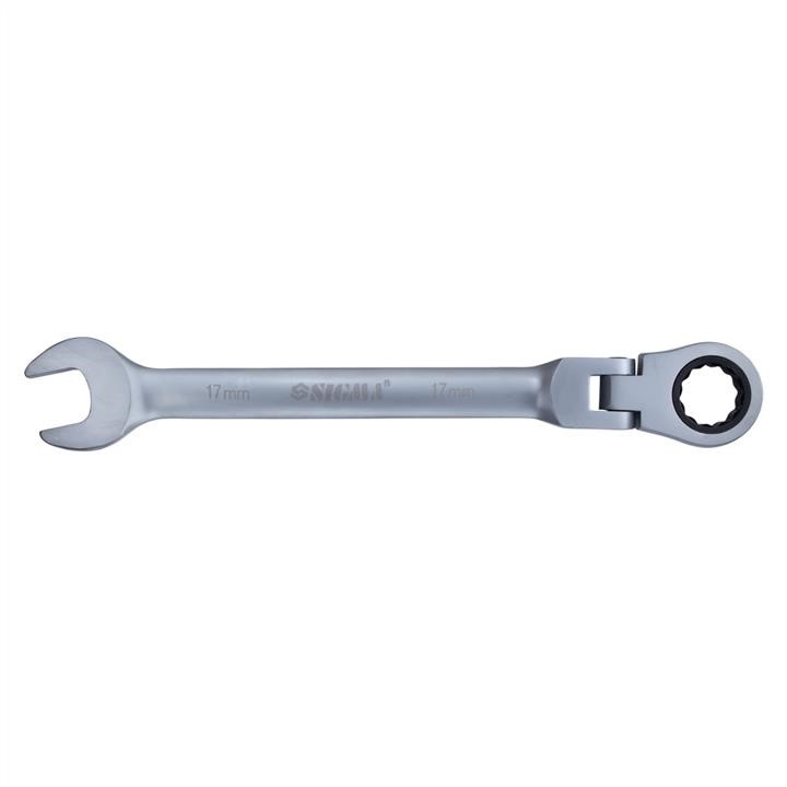 Sigma 6022671 Open-end ratchet wrench with joint 17mm CrV satine 6022671