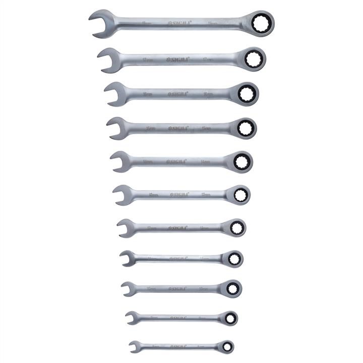 Sigma Set of open-end wrenches with ratchet – price