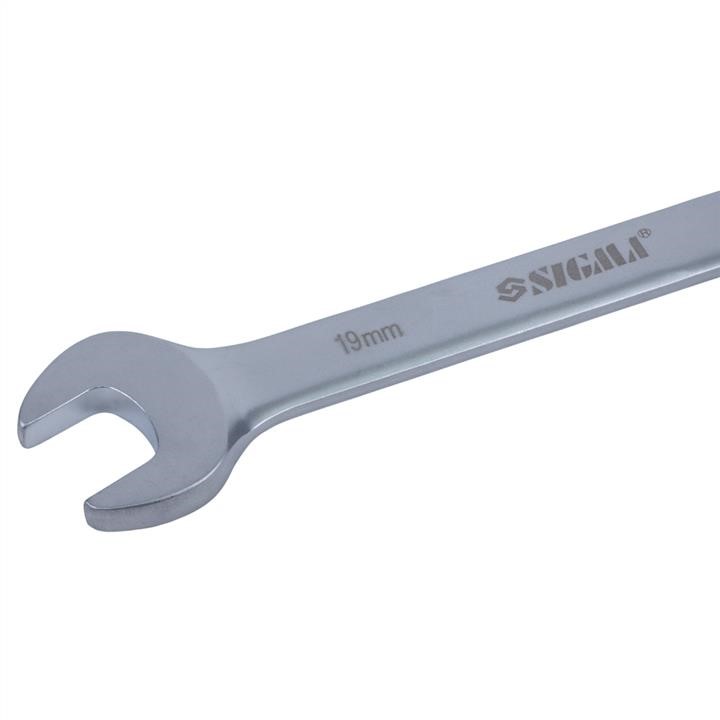 Open-end ratchet wrenches with joint 6pcs (8, 10, 12, 13, 17, 19mm) CrV satine Sigma 6010611