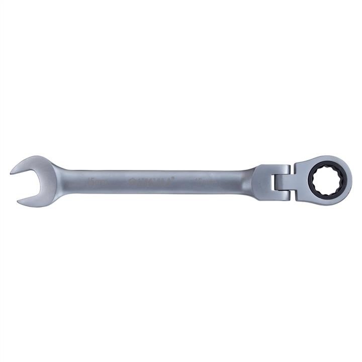 Sigma 6022651 Open-end ratchet wrench with joint 15mm CrV satine 6022651