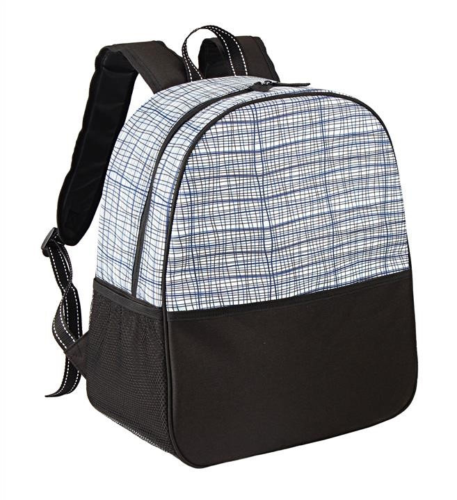 Time Eco 4820211100339WPRINT Isothermal backpack bag TE-3025, 25L, white print, striped 4820211100339WPRINT