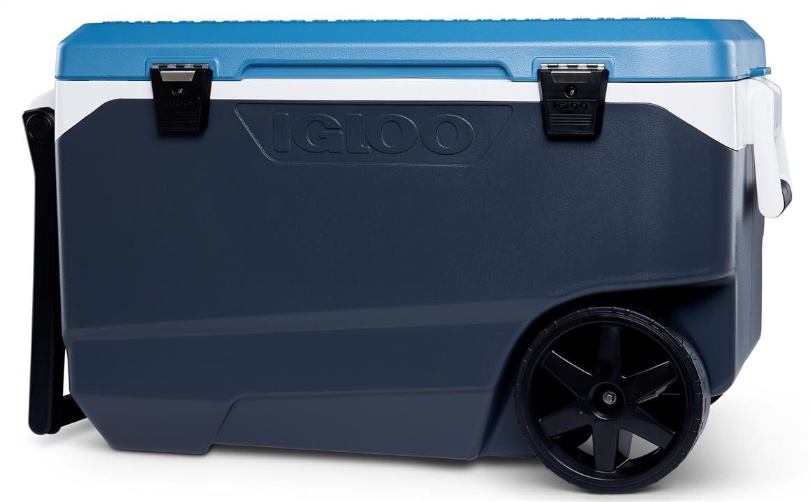 Igloo 0342233448878 Isothermal container on wheels MAXCOLD LATITUDE 90 ROLLER, 85L, gray with blue 0342233448878