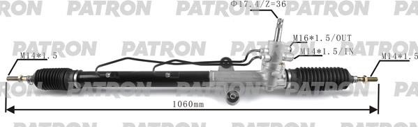 Patron PSG3051 Steering rack PSG3051