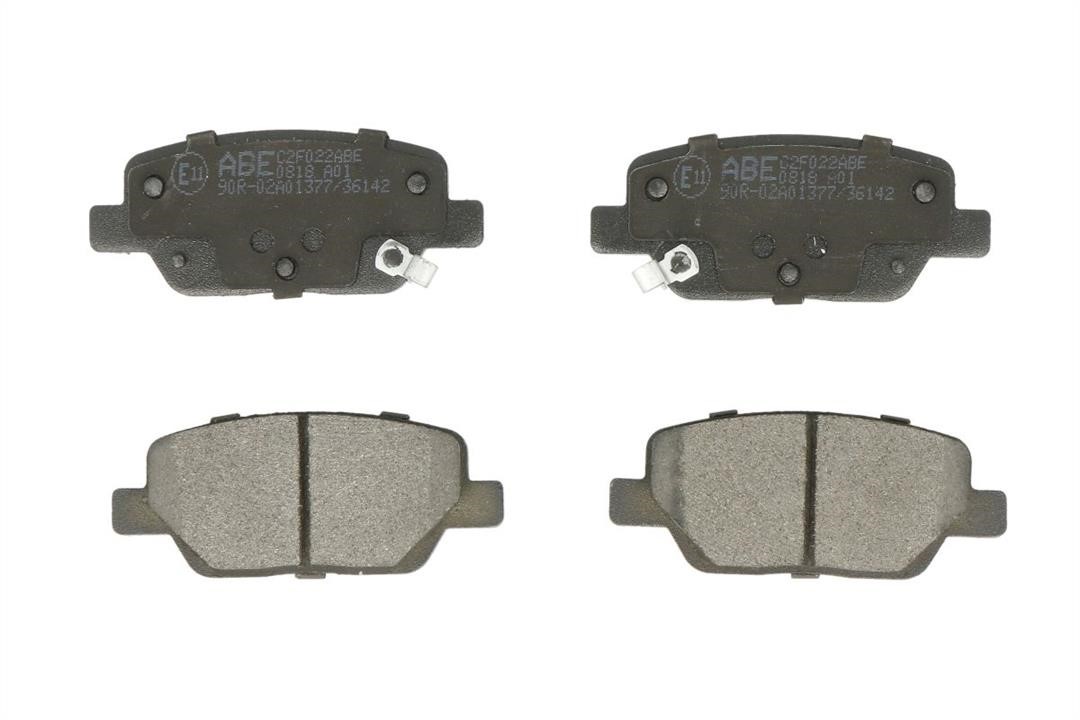 ABE C2F022ABE Rear disc brake pads, set C2F022ABE