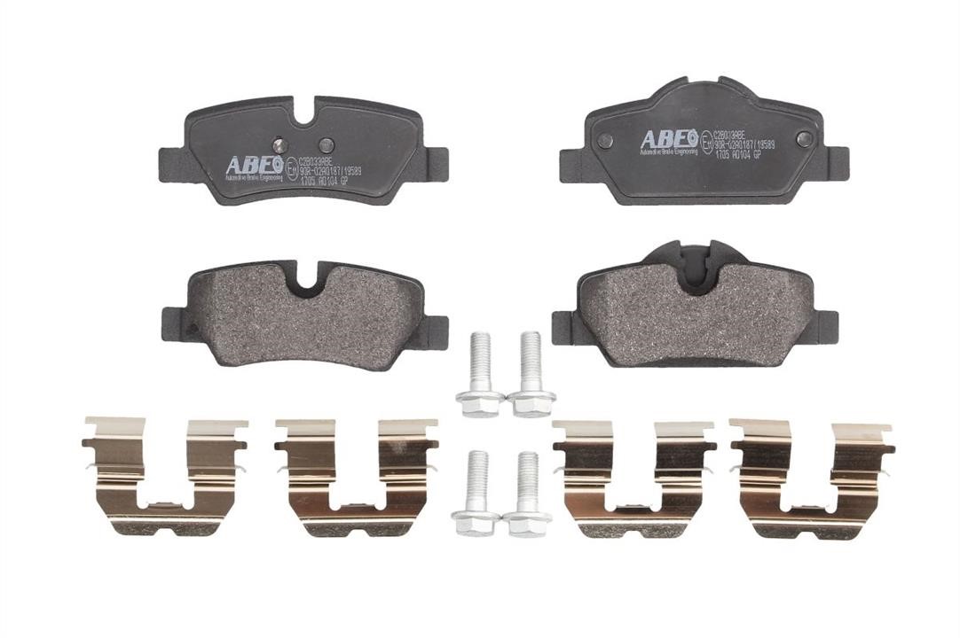 ABE C2B033ABE Rear disc brake pads, set C2B033ABE