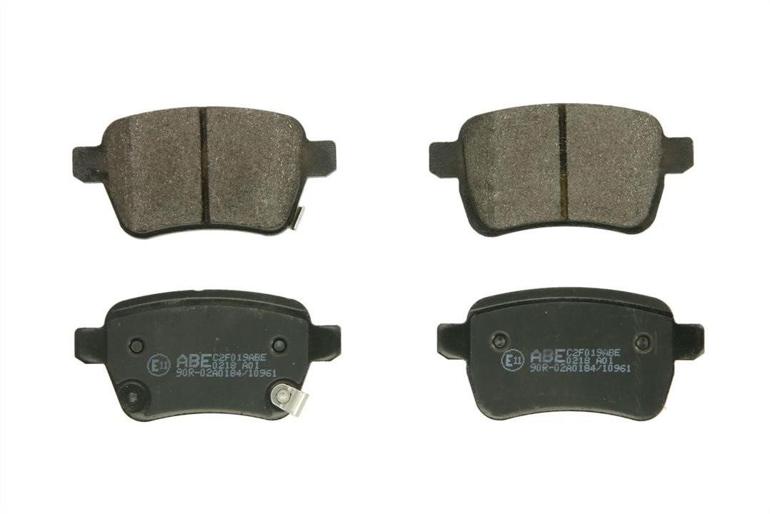 ABE C2F019ABE Rear disc brake pads, set C2F019ABE